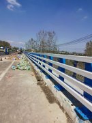 合肥金屬橋梁鋼護欄安裝完工